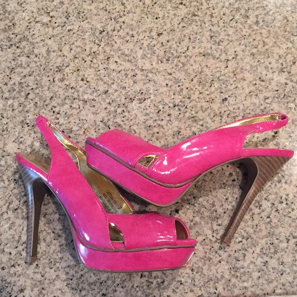 Peep toe sling backs - Picture 2 of 3